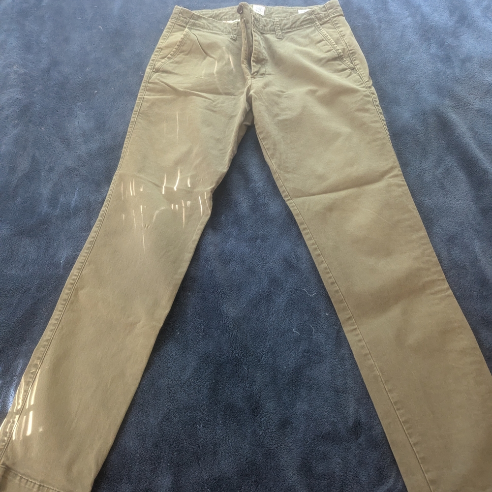 GAP Olive Slim-Fit Pants